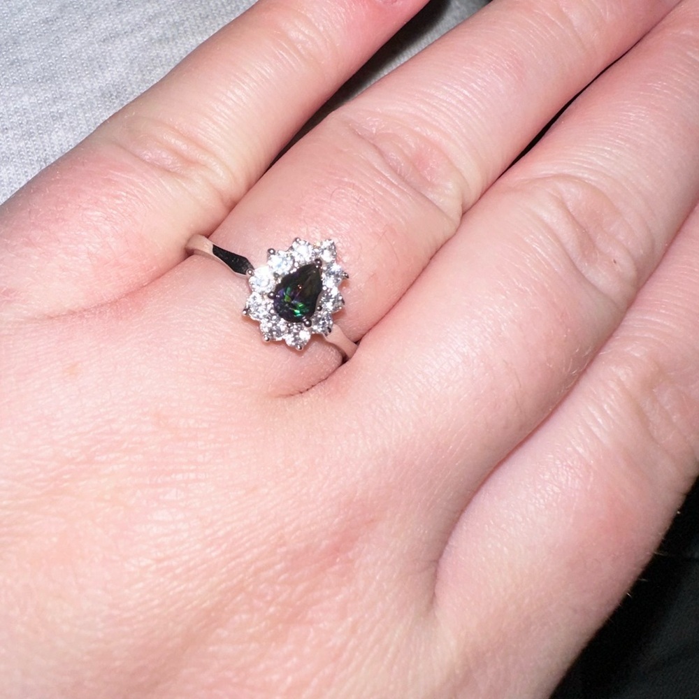 Sterling Silver Mystic Quartz Ring